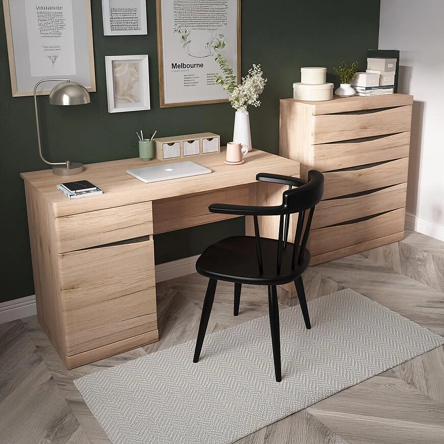 Summer tip 80 1D-1S radni sto 128x59,9x76,1 cm svetli san remo/arusha/SRS MDF