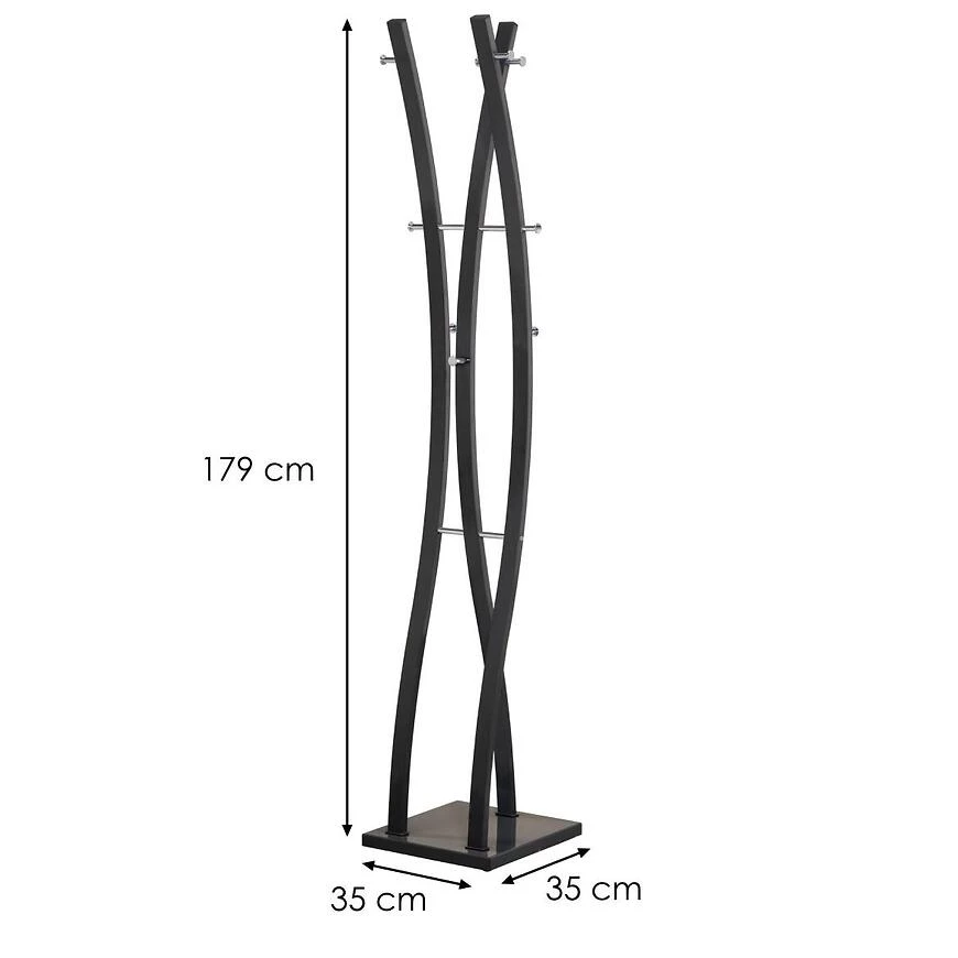 Vešalica W50 35x35x179 crna