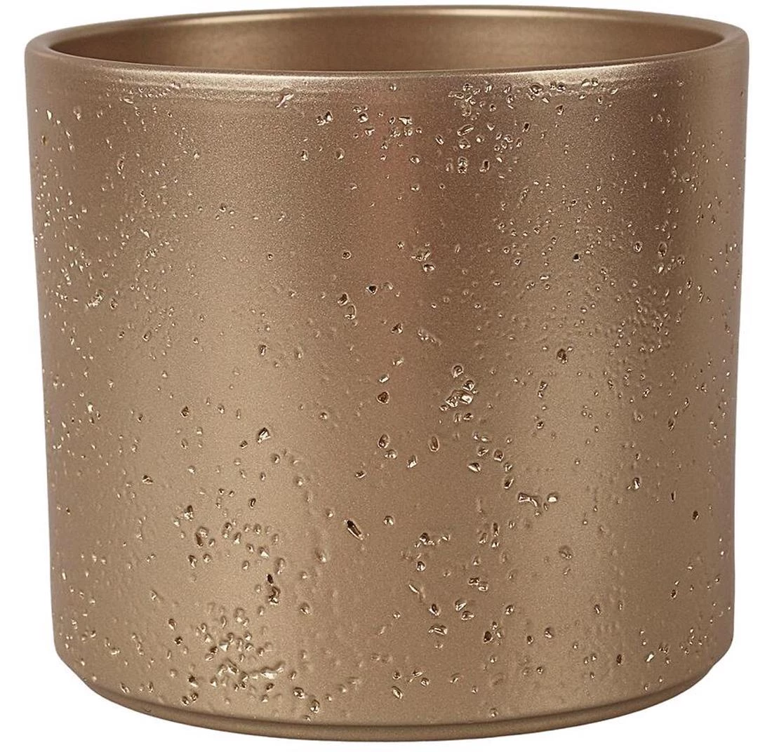 Saksija Pillar Lava 21 cm gold