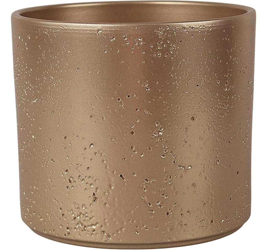 Saksija Pillar Lava 14 cm gold