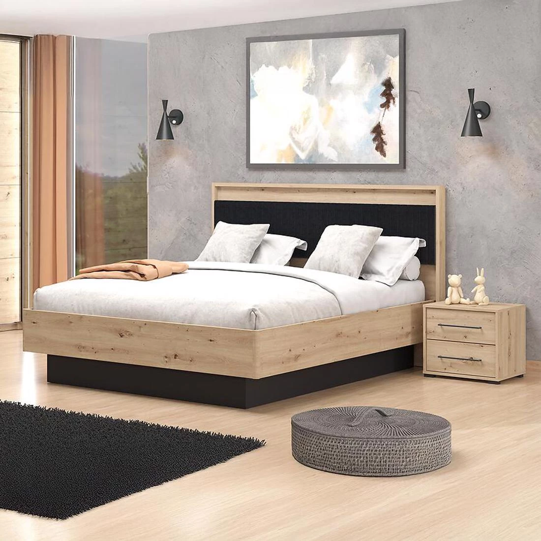 Ascalon krevet 174x208,5x115 cm artisan