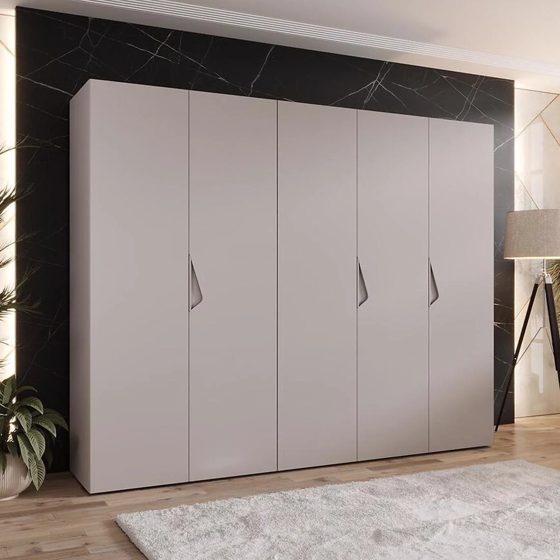 Sandi ormar 250x50x202 cm kašmir