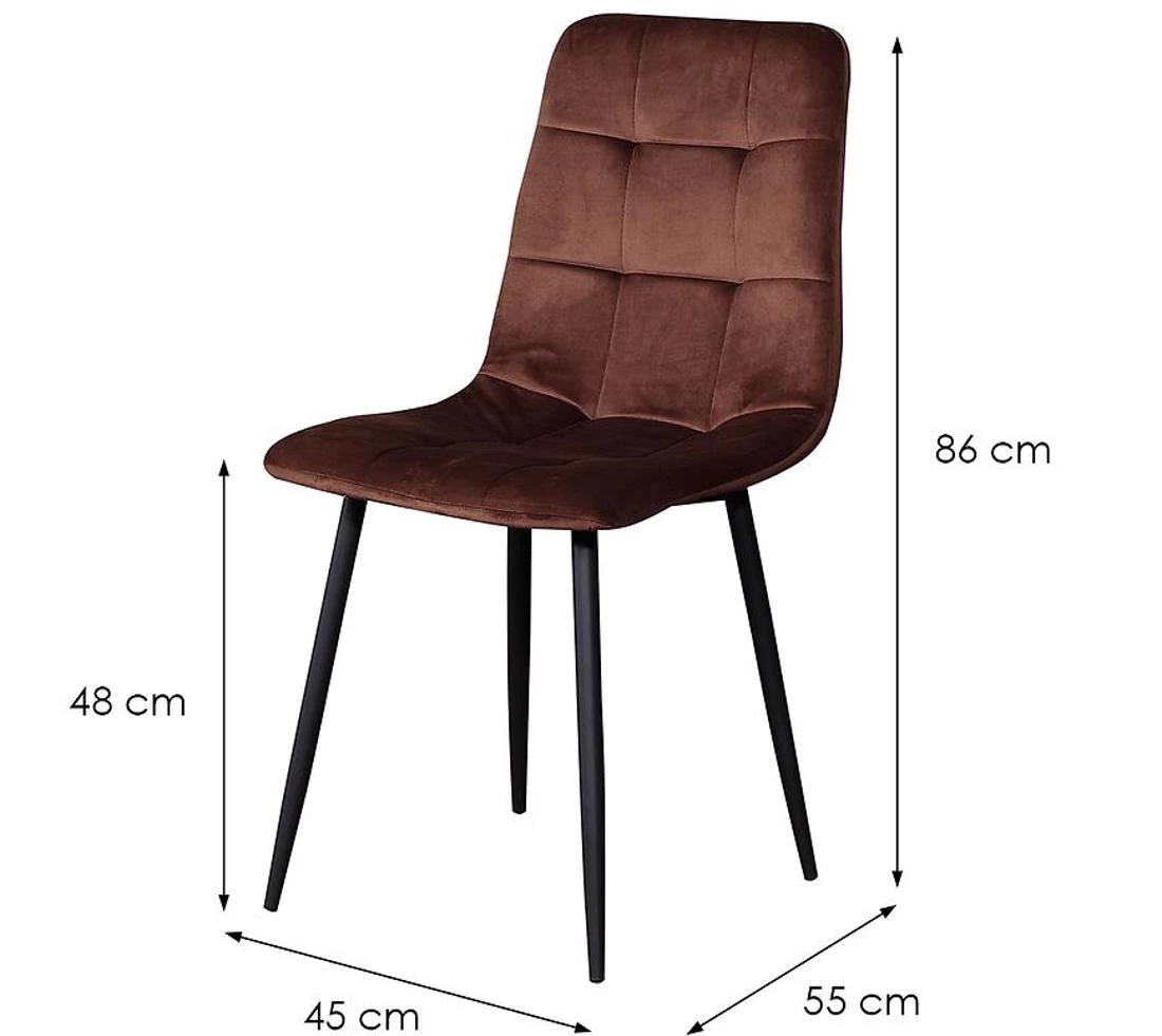 Stolica W168 Braon