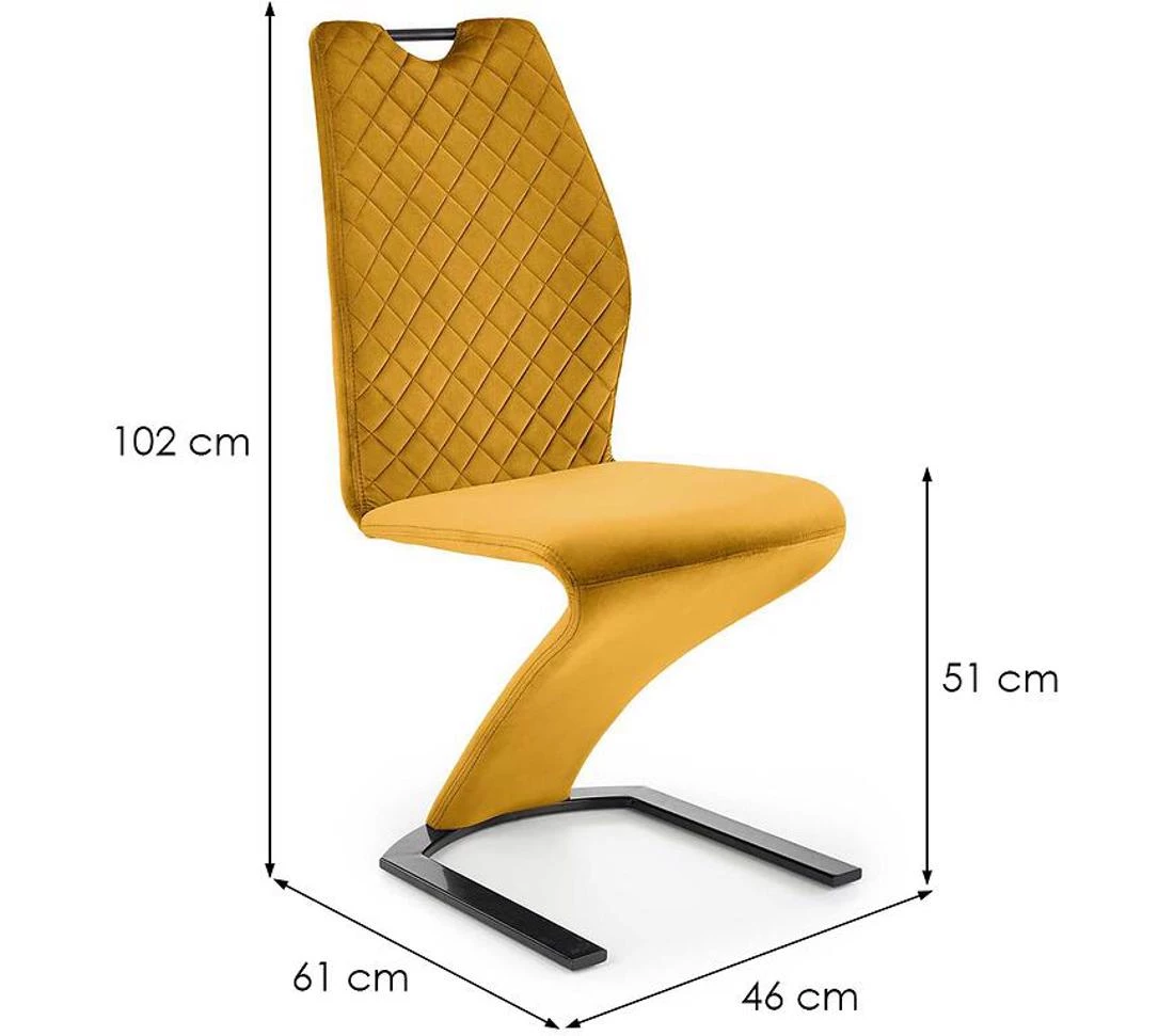 Stolica K442 žuta