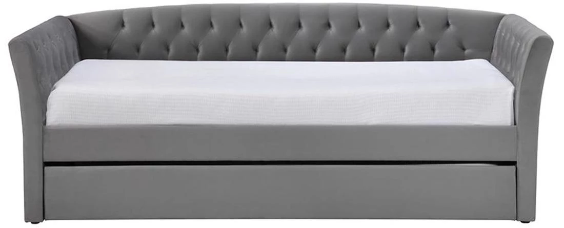 Melo sofa sa dva ležaja 233x97x97 cm siva