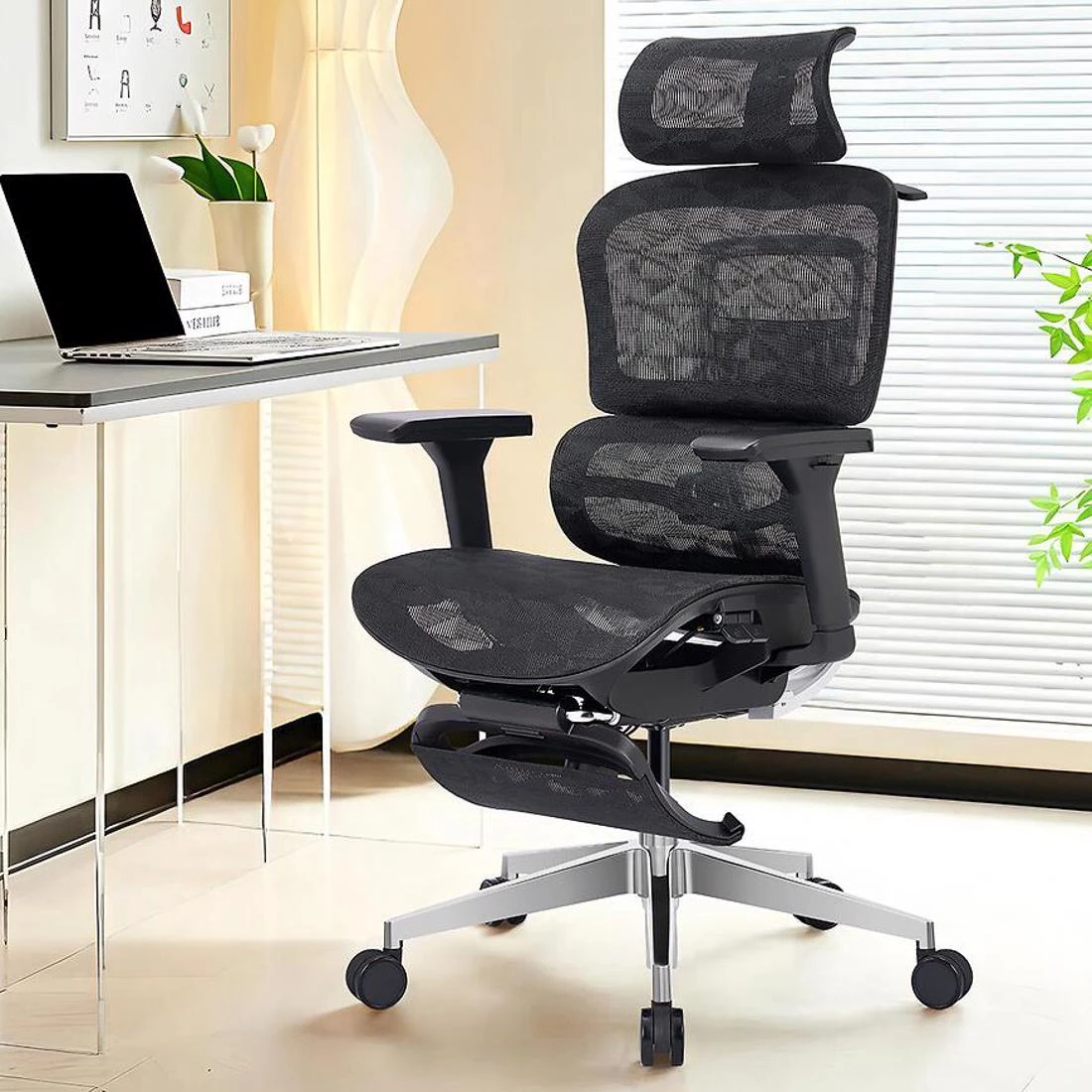 Evox 13113 kancelarijska stolica 67x68x121 cm crna
