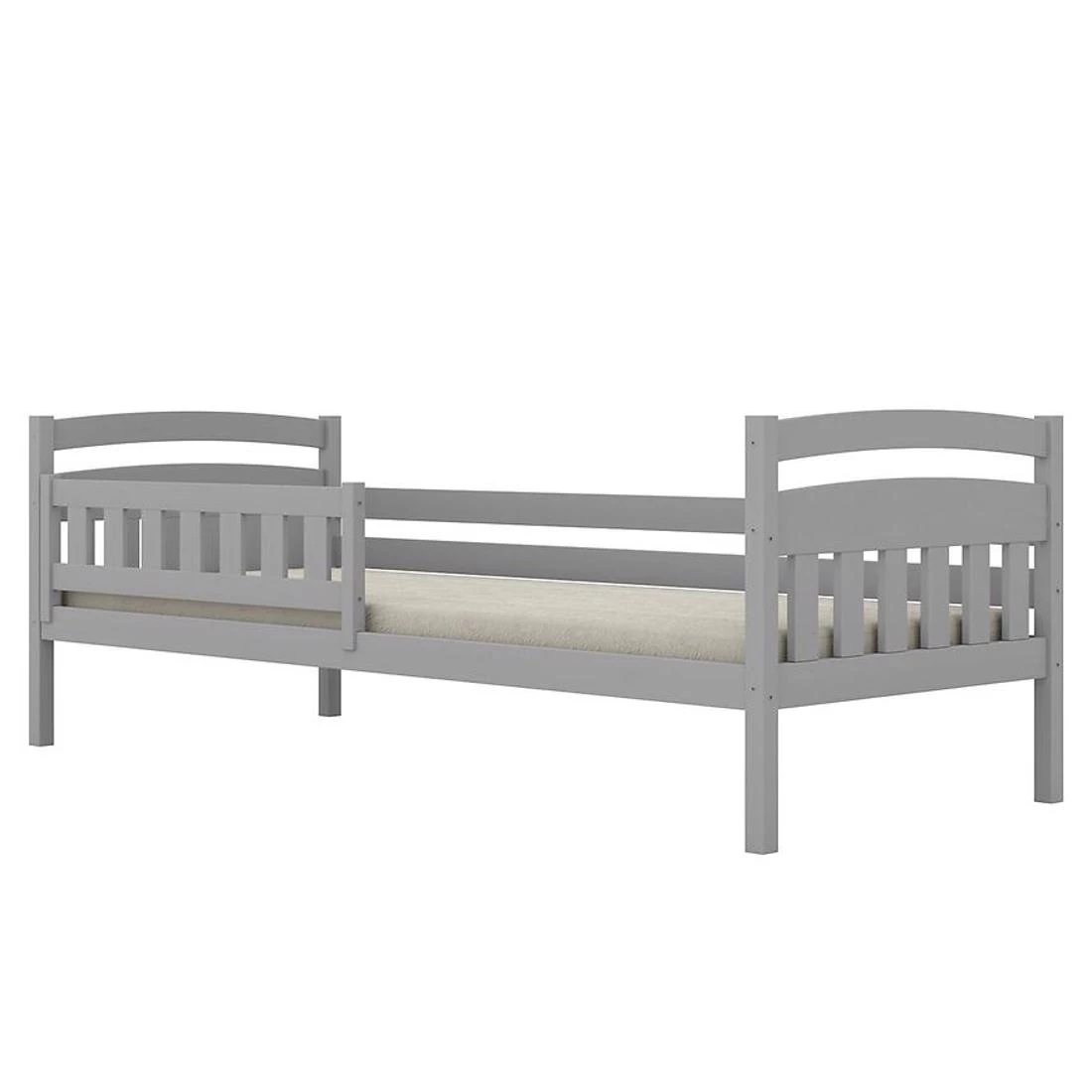 Tosia krevet sa ogradom 90x200 cm siva