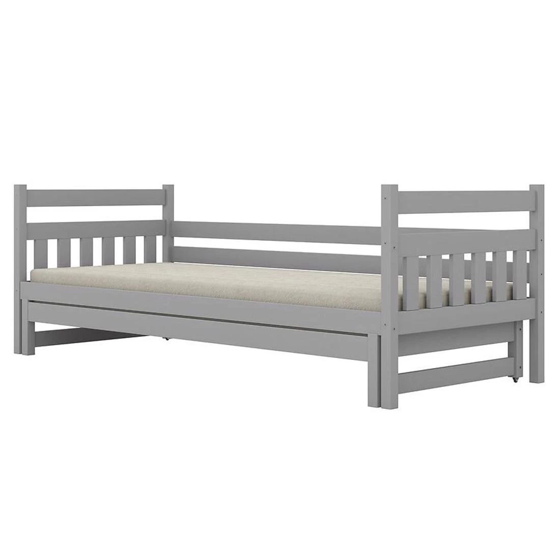 Dawid krevet sa dodatnim prostorom za spavanje, 90x180 cm sivi