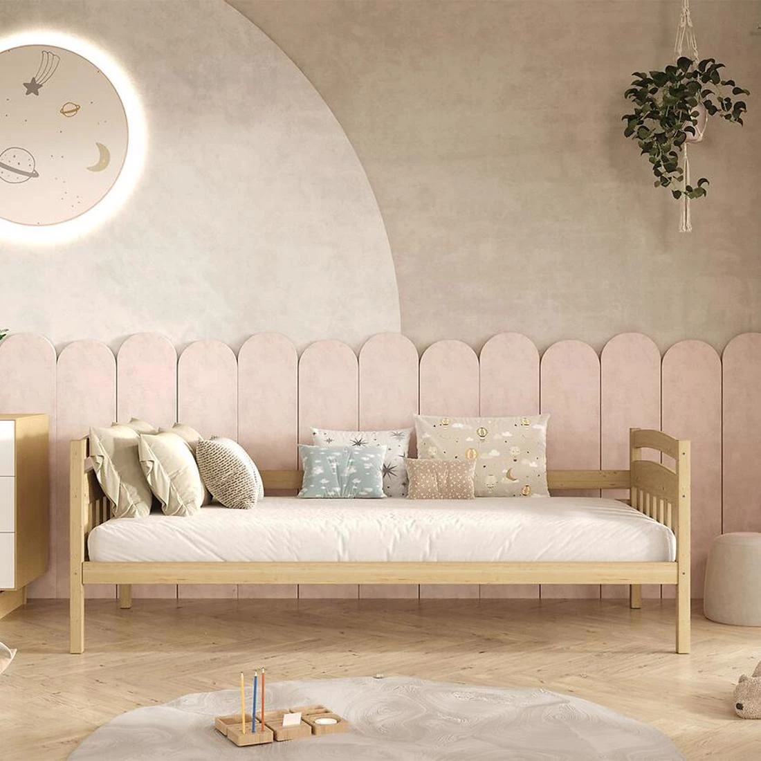 Tosia krevet 90x200 cm prirodni, nelakirani