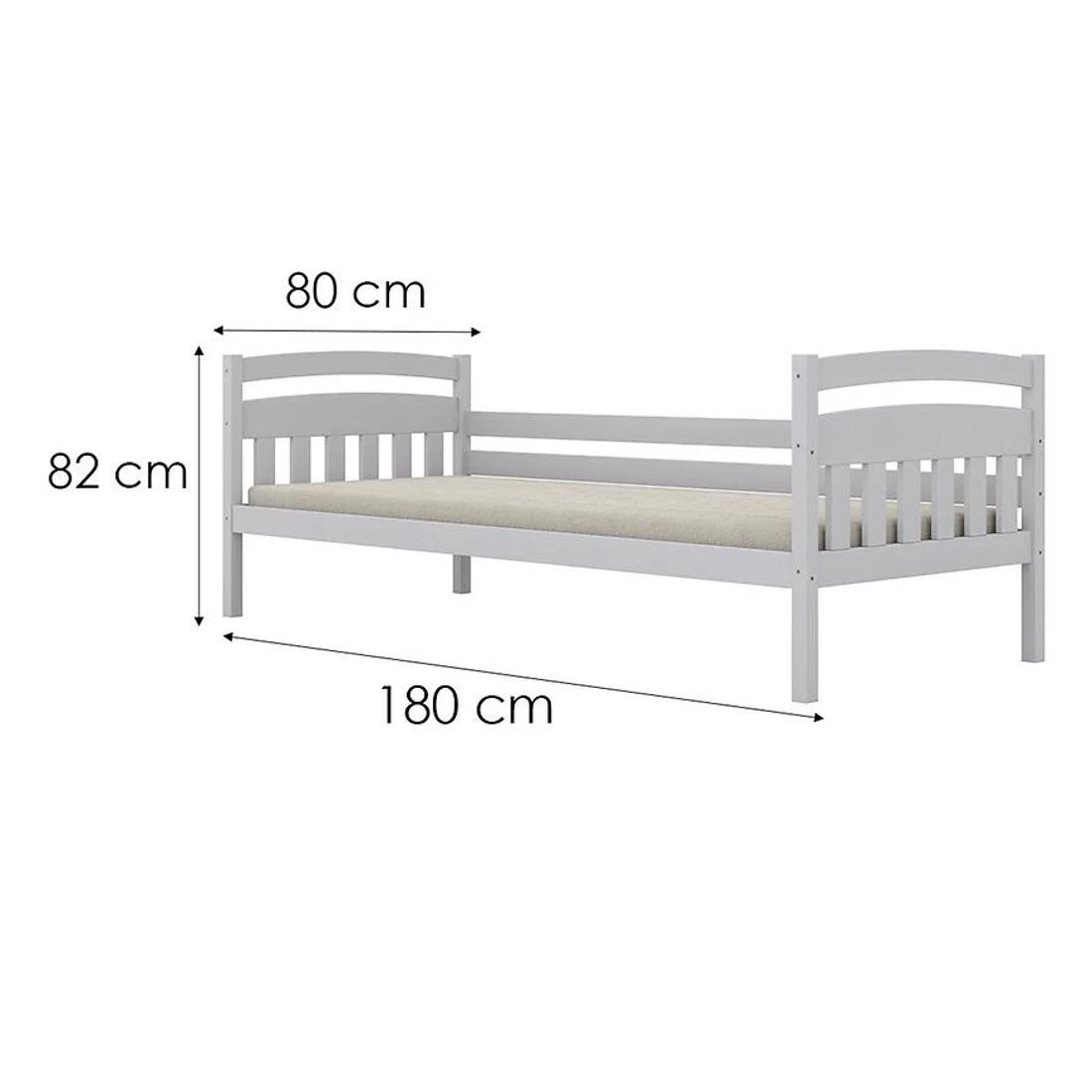 Tosia krevet 80x180 cm bijeli