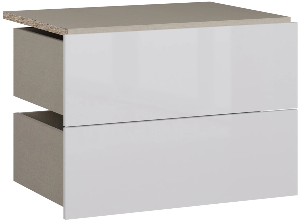 Moduklix fioke za korpus ormara 74.1x50.8 cm beli sjaj