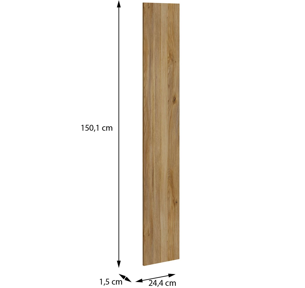 Moduklix fronta garderobera 150.1x25 cm maubella hrast