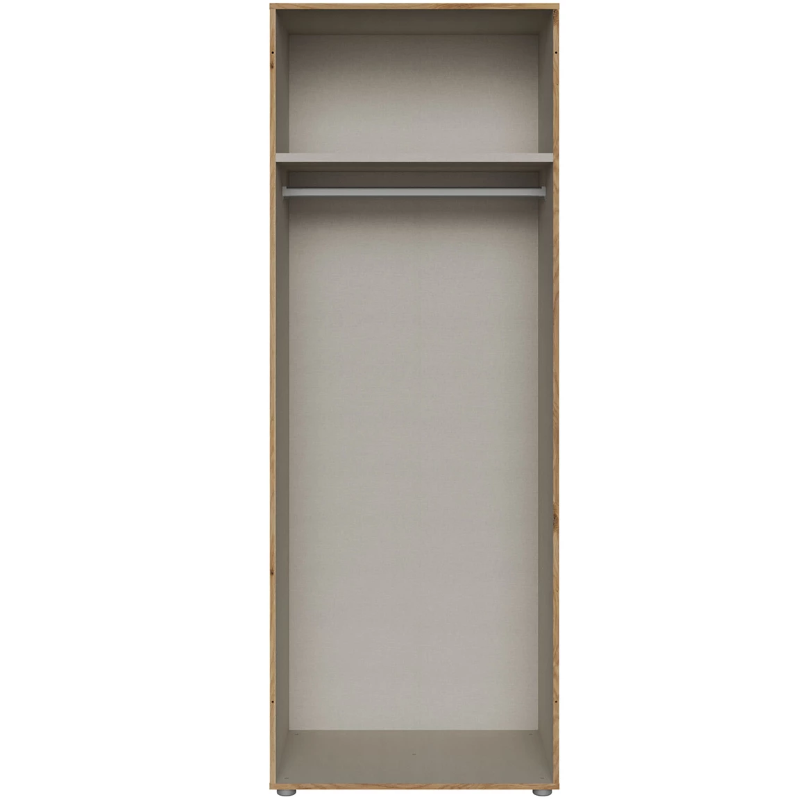 Moduklix garderober 74.4x204.5 cm mauvela hrast