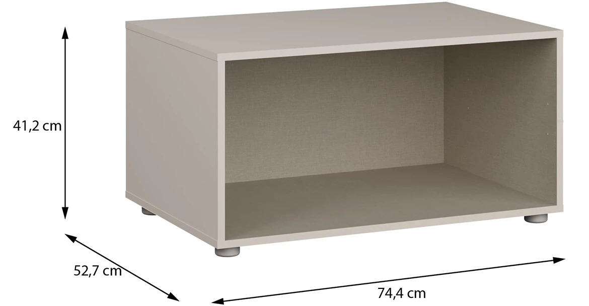 Moduklix garderoberski stalak 74.4x41.2 cm pešcano bež