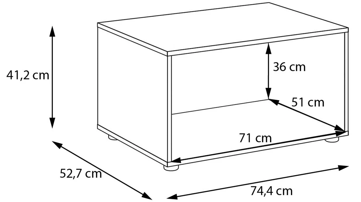 Moduklix garderoberski stalak 74.4x41.2 cm pešcano bež