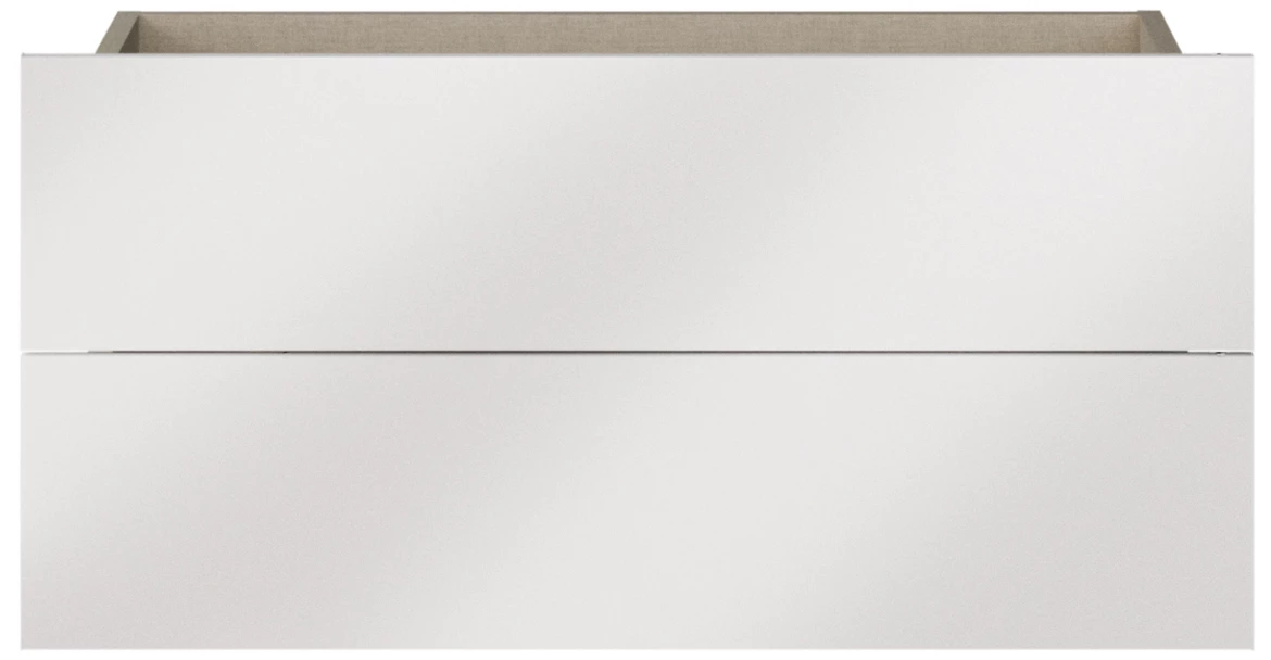 Moduklix 2-delni set fioka 74.1x38 cm sjajno bela