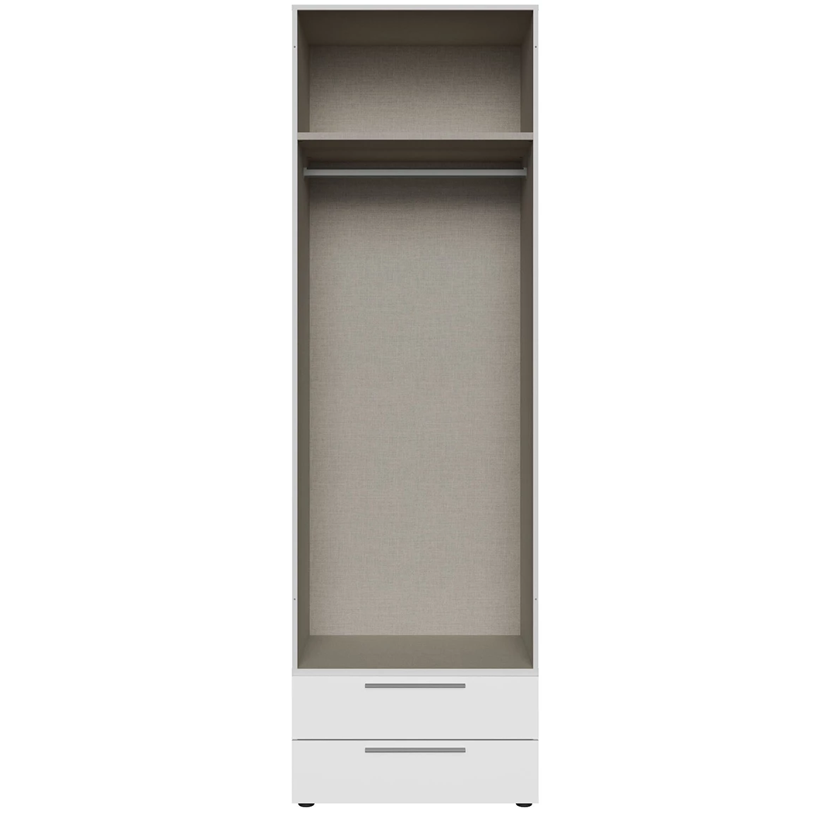 Moduklix set fioka od 2 dela 74.1x38 cm bela