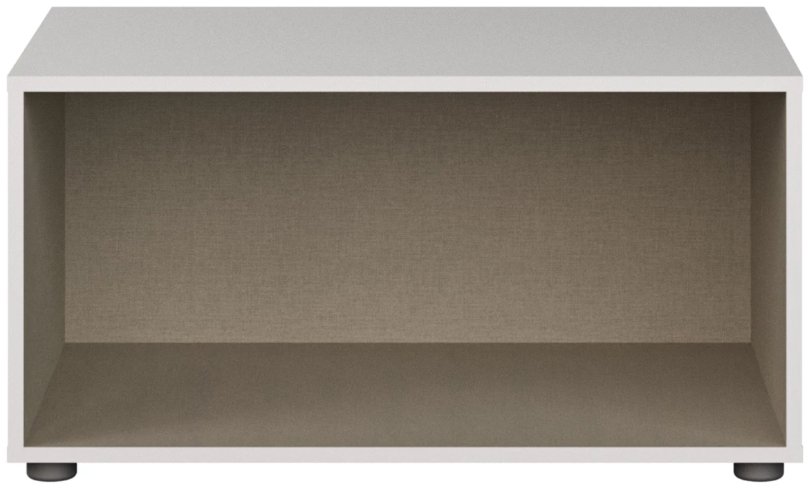 Modukliks garderoberski stalak 74.4x41.2 cm beli