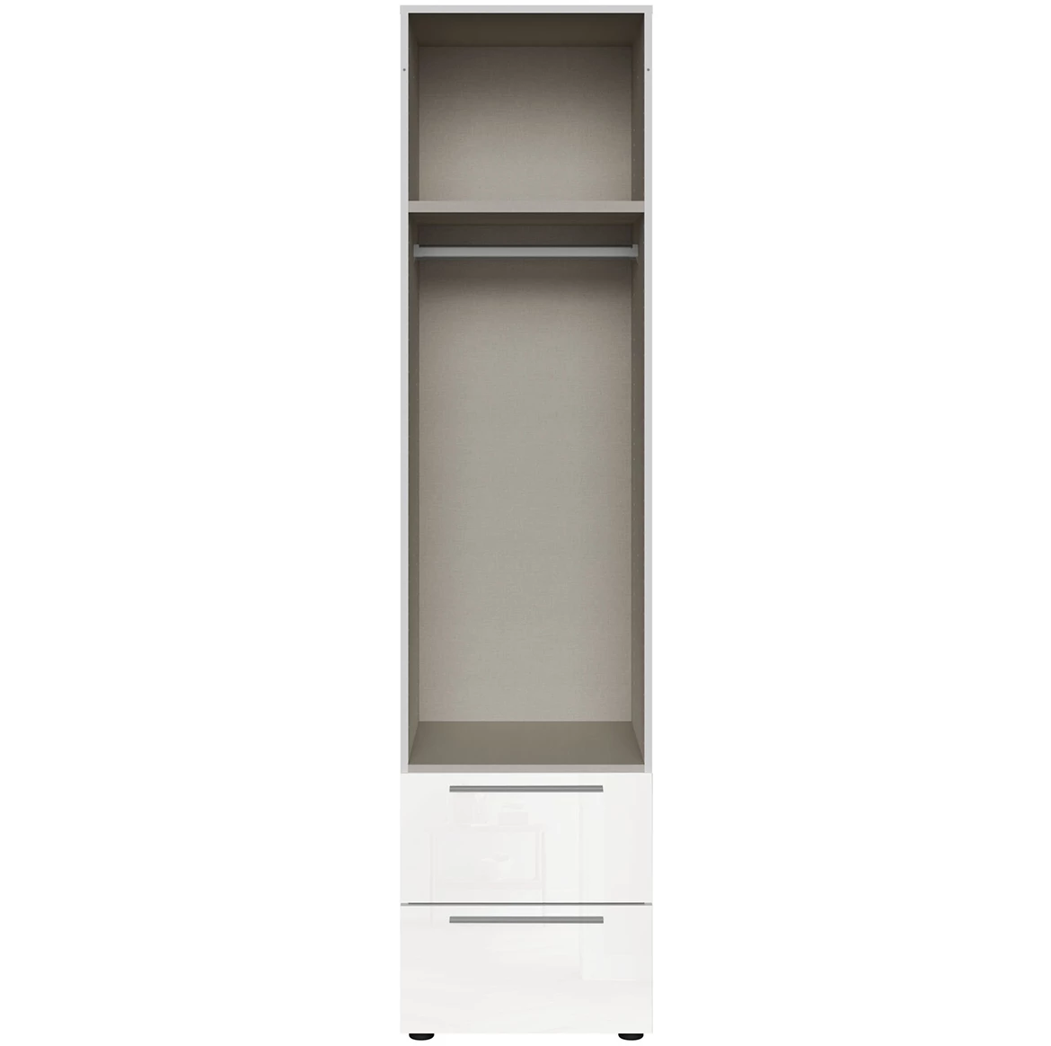 Moduklix fioke 2 kom za korpus 49.4x50.8 cm beli sjaj