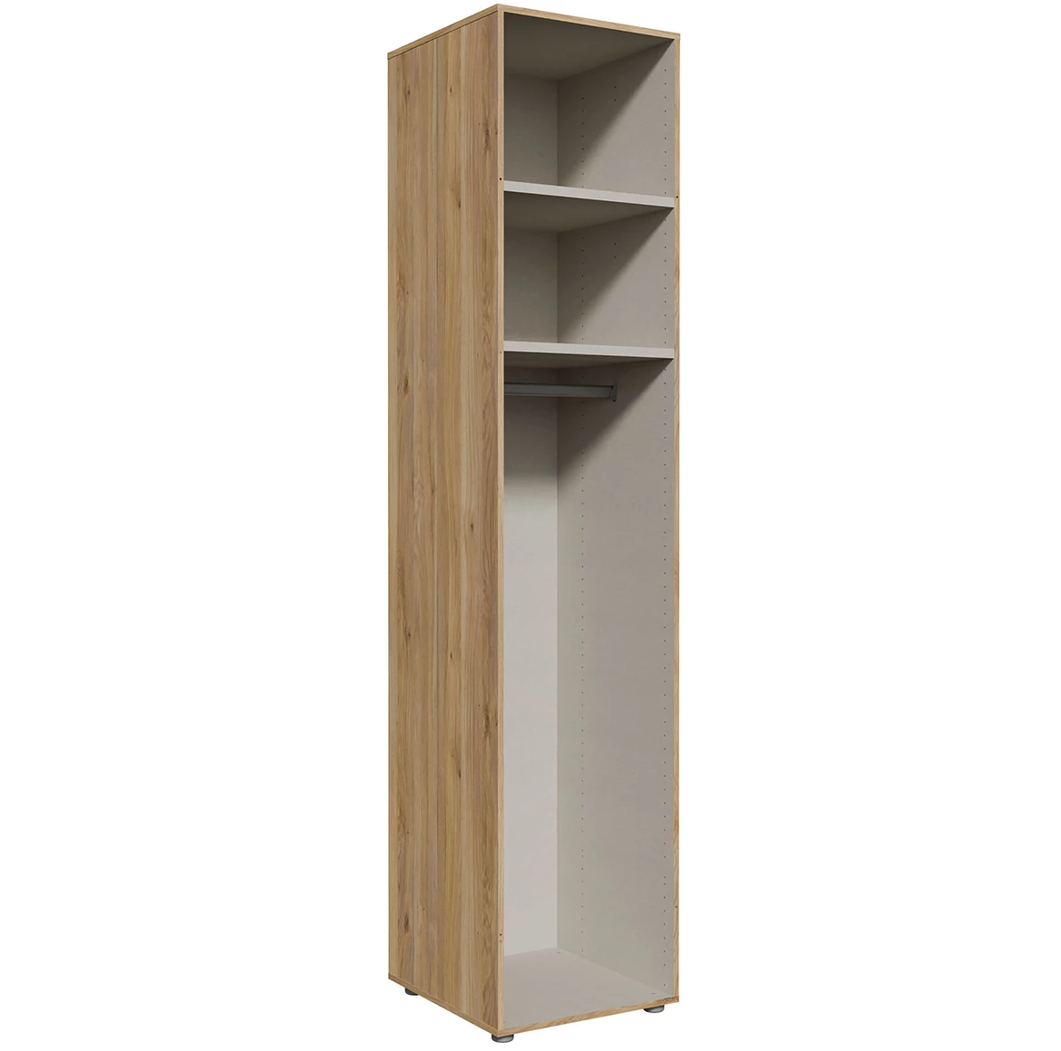Moduklix korpus garderobera 49.7x230.1 cm moubella hrast