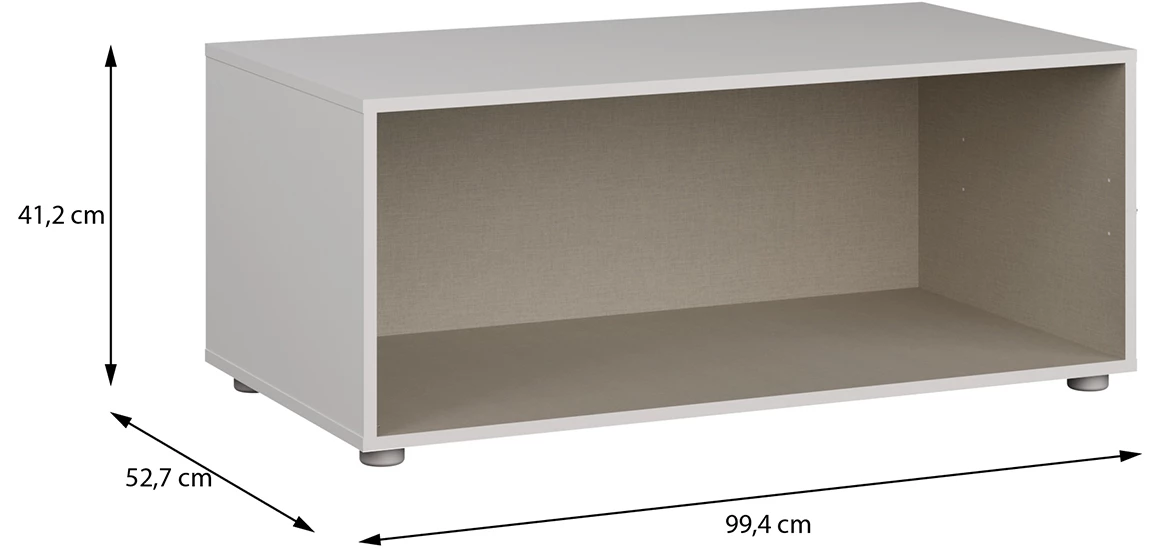 Moduklix stalak za garderober 99.4x41.2 cm beli