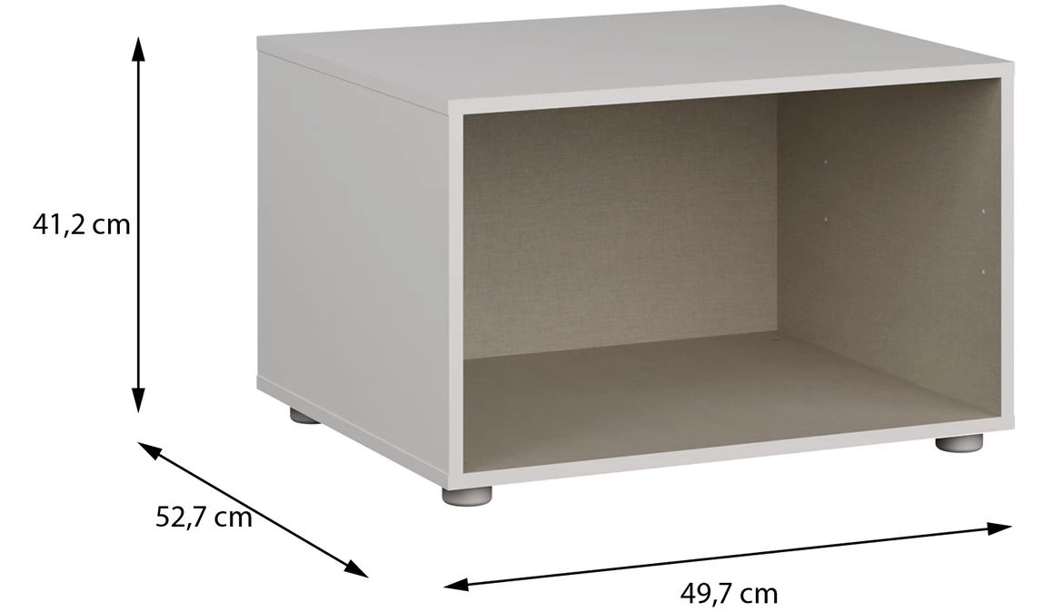 Moduklix stalak za garderober 49.7x41.2 cm beli