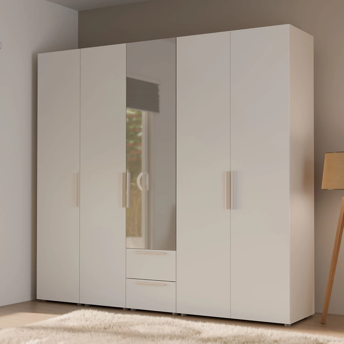 Moduklix fronta garderobera 226.9x49.4 cm pešcano bež