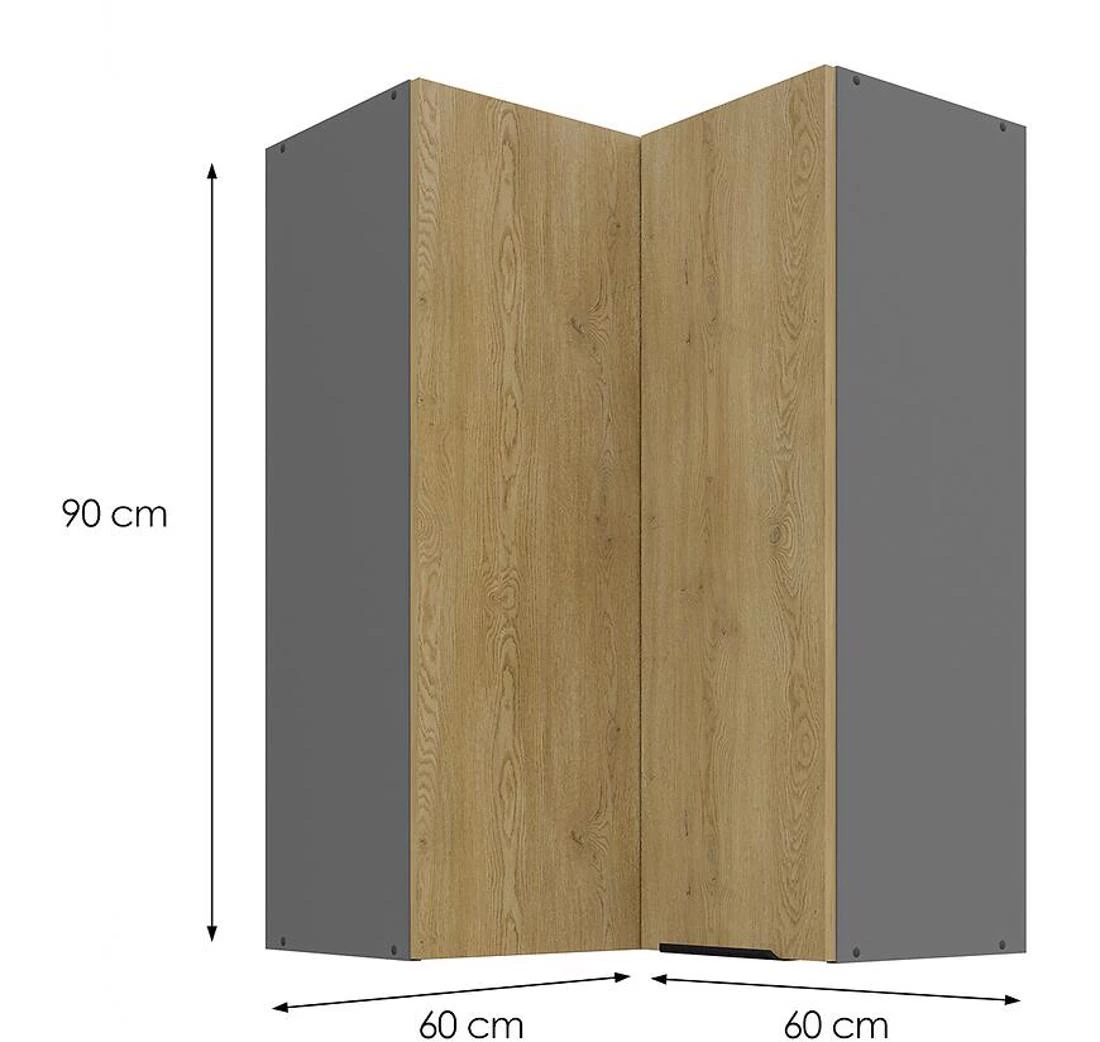 Cremona ANT kuhinjski ormaric 60X60 GN-90 2F (90°)
