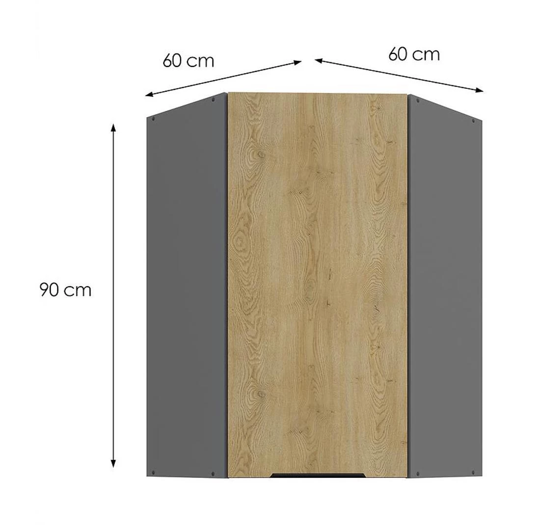 Cremona ANT kuhinjski ormaric 60X60 GN-90 1F (45°)