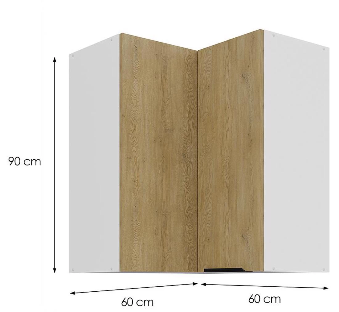 Kuhinjski ormaric Cremona WH 60X60 GN-90 2F (90°)