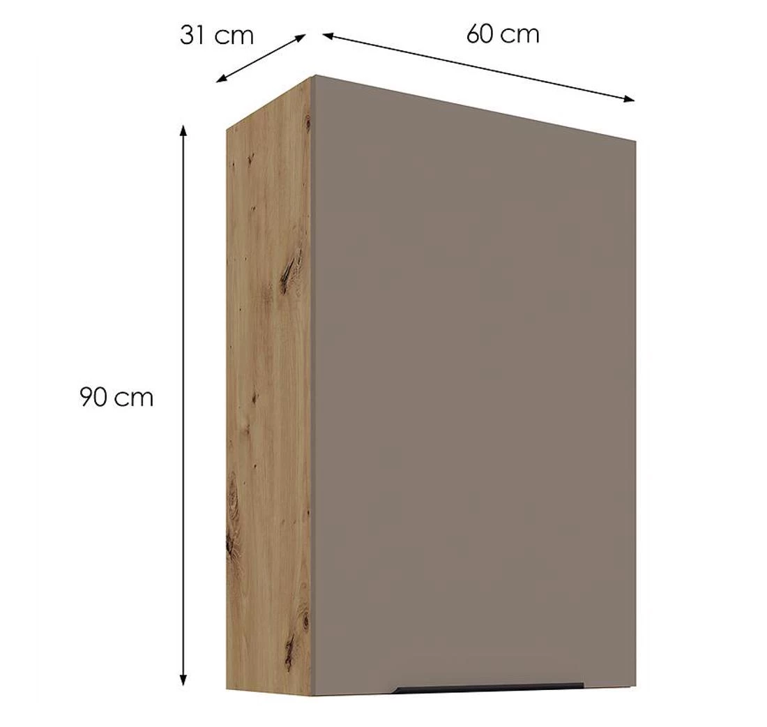Kuhinjski ormaric Aria-TA/AR sa otiskom prsta 60G-90 1F