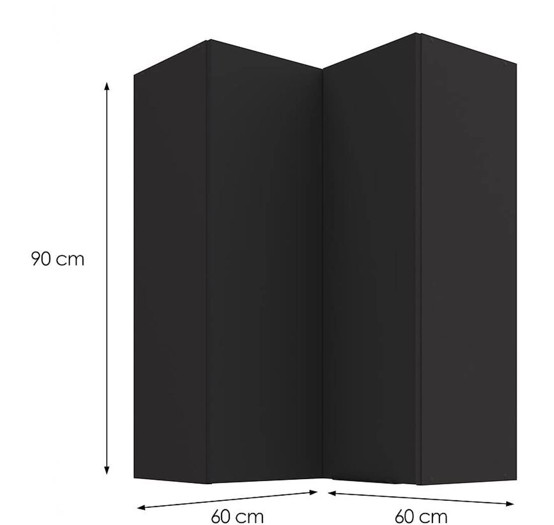 Kuhinjski ormaric Aria-BL/BL sa otpornošcu na otiske prsti?u 60X60 GN-90 2F (90°)