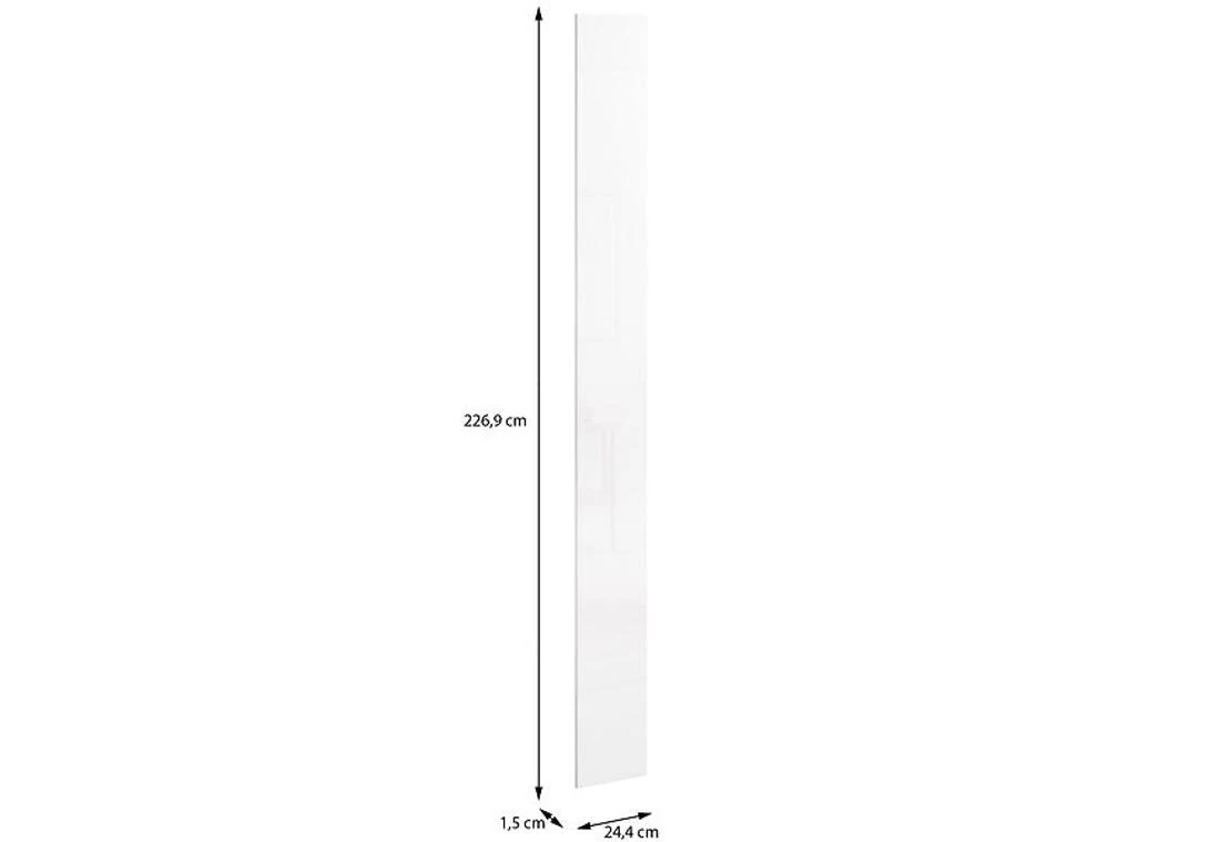 Moduklix fronta ormara 226,9x24,4 cm sjajno bela