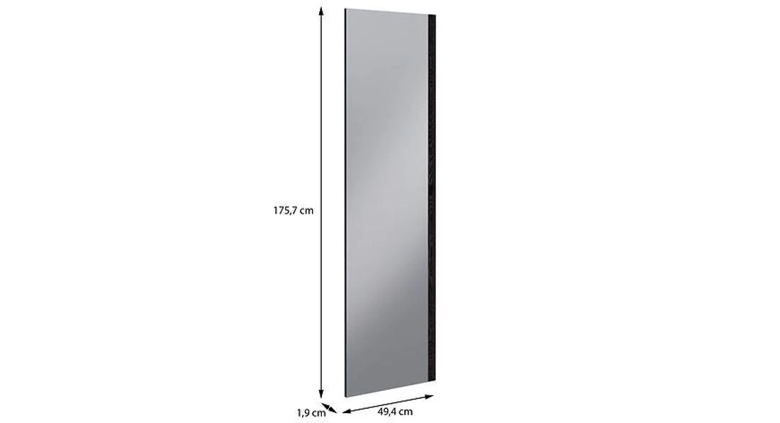 Moduklix fronta ormara s ogledalom 175,7x49,4 cm hrast cabezone