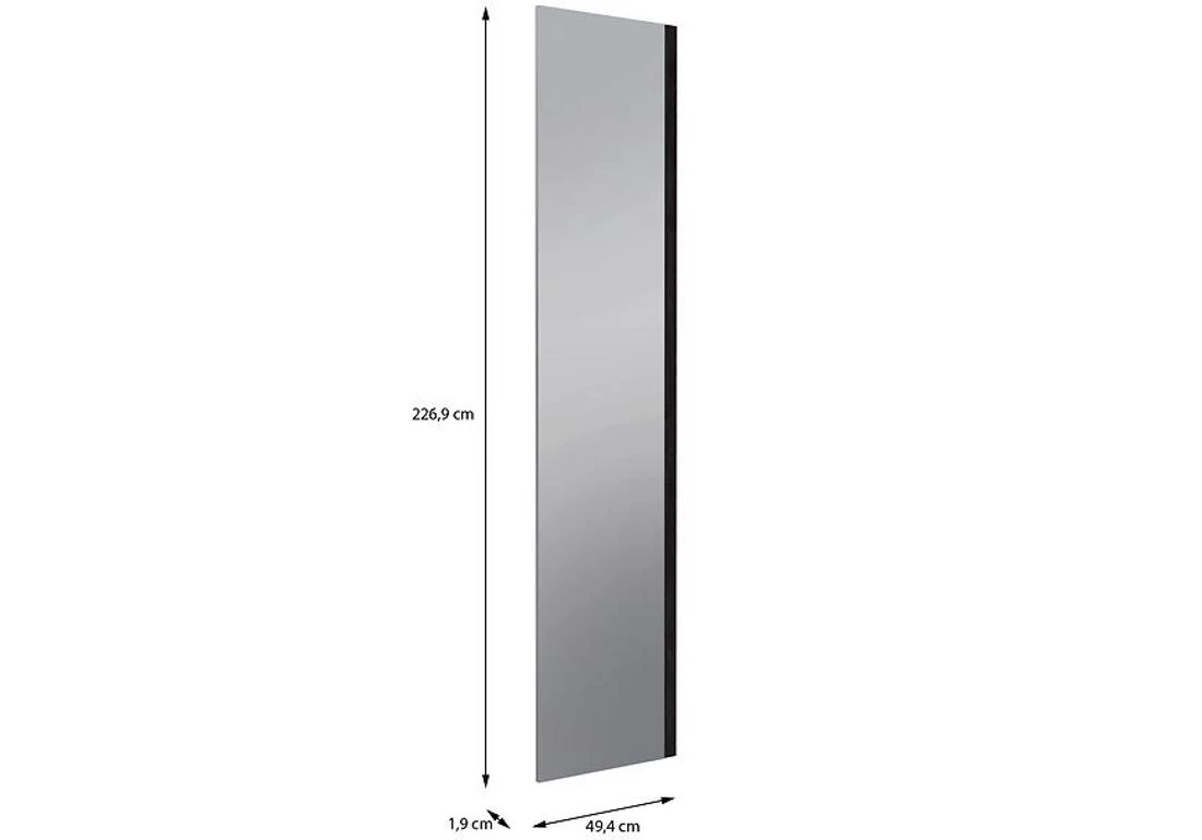 Moduklix fronta ormara sa ogledalom 226,9x49,4 cm hrast cabezone
