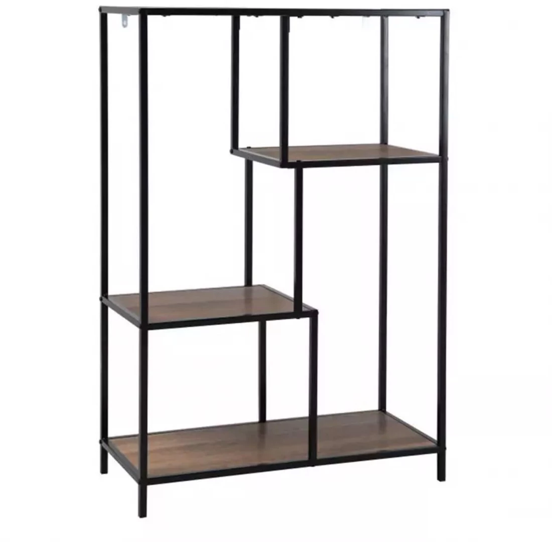Compton 31333I 4T polica za knjige 77x33x114 natur/crna