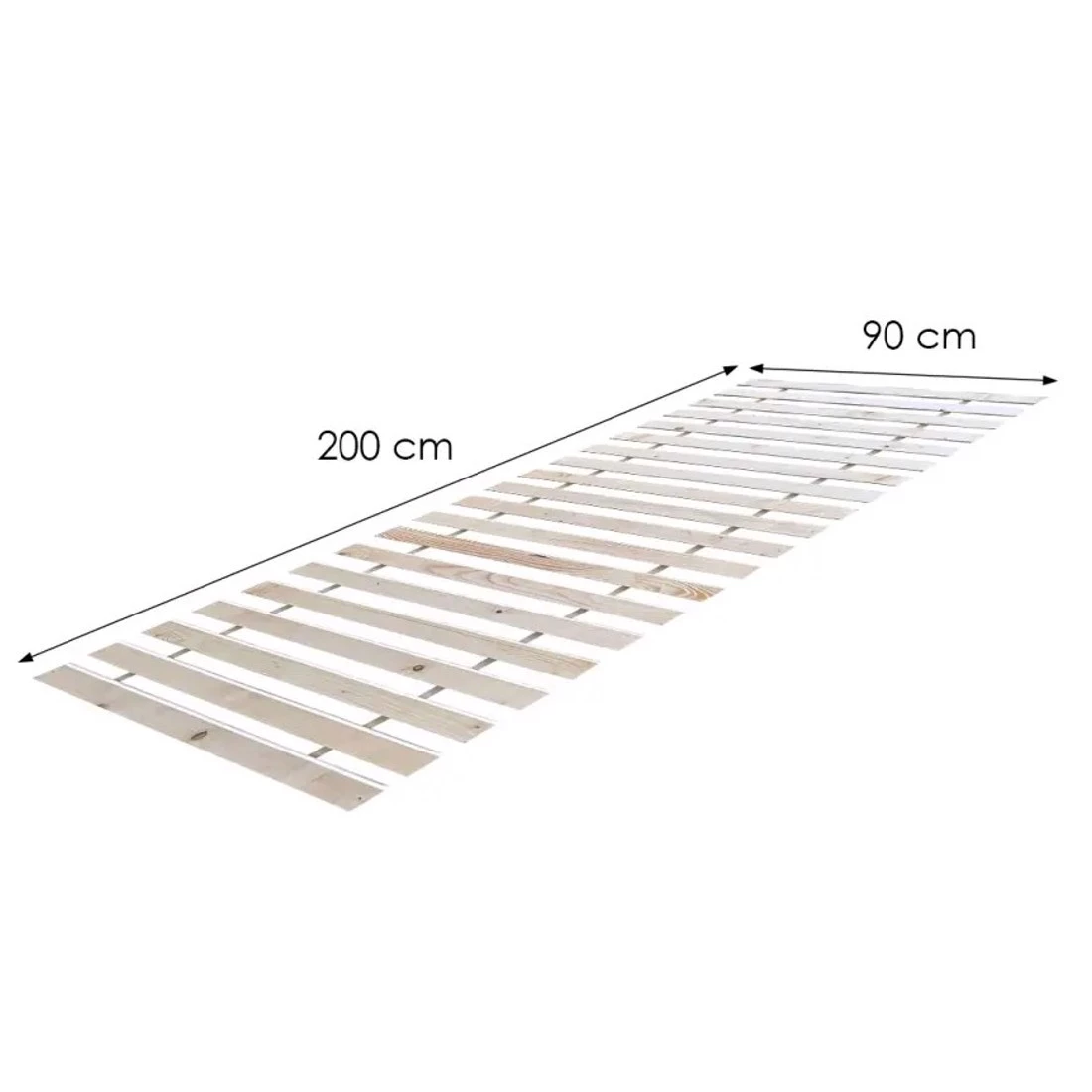 Drvena podnica 90x200 cm 21 letvica