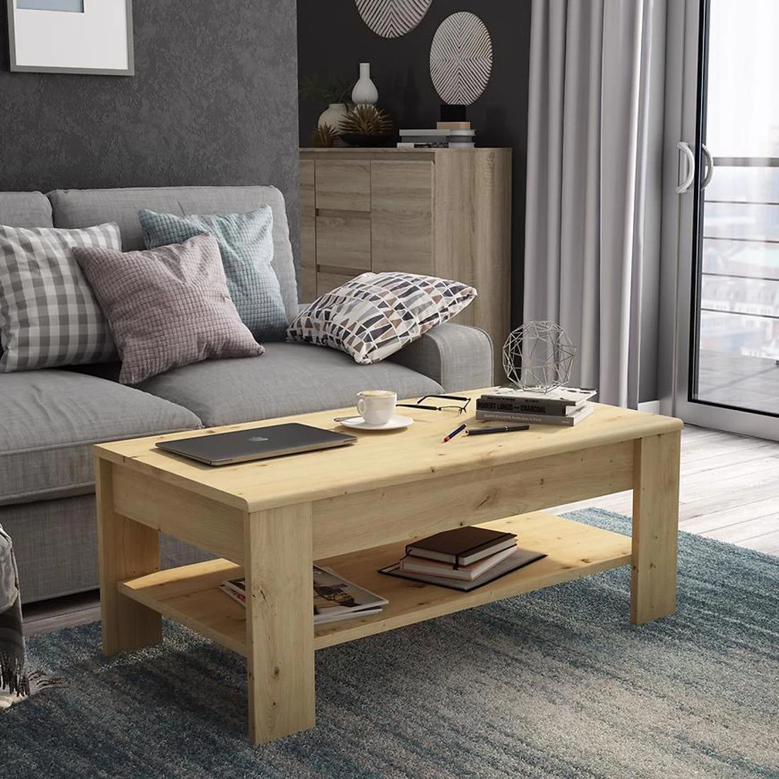Laila stocic 60x112x45(66,6) hrast