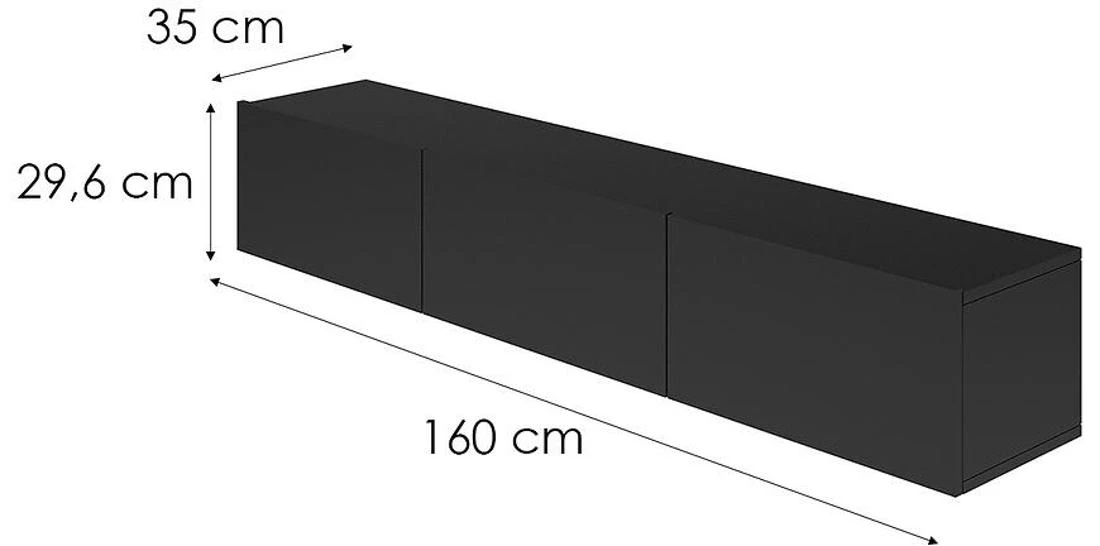 Dallas 160 TV stalak 160x35x29,6 crni