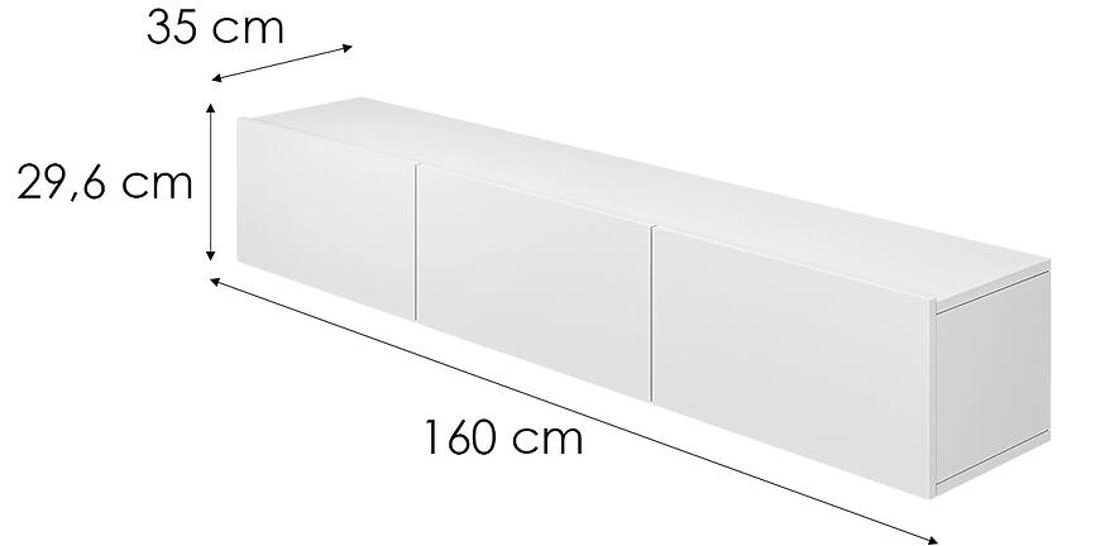 Dallas 160 TV stalak 160x35x29,6 bijeli