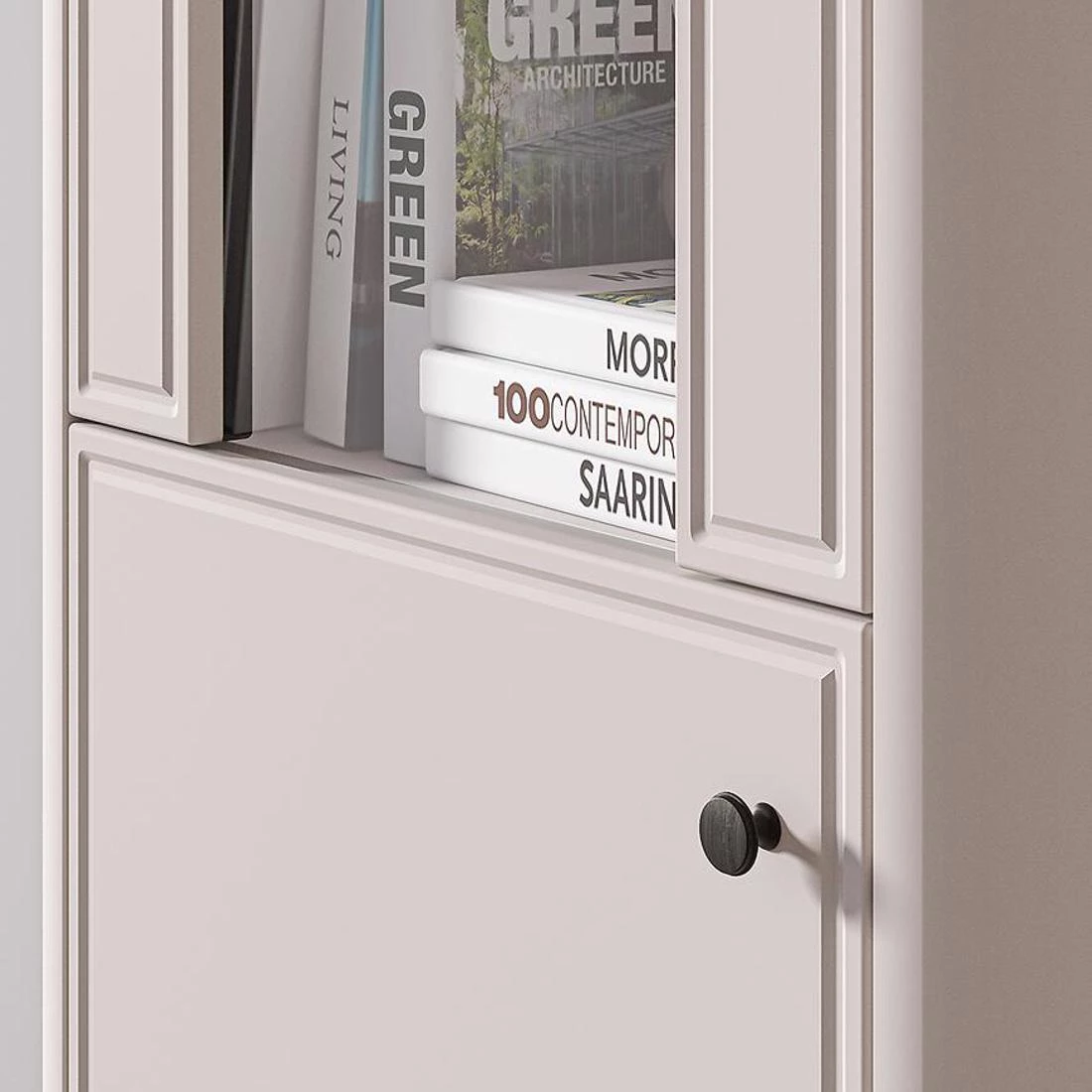 Vilavio vitrina 65x40x200 hrast/kašmir