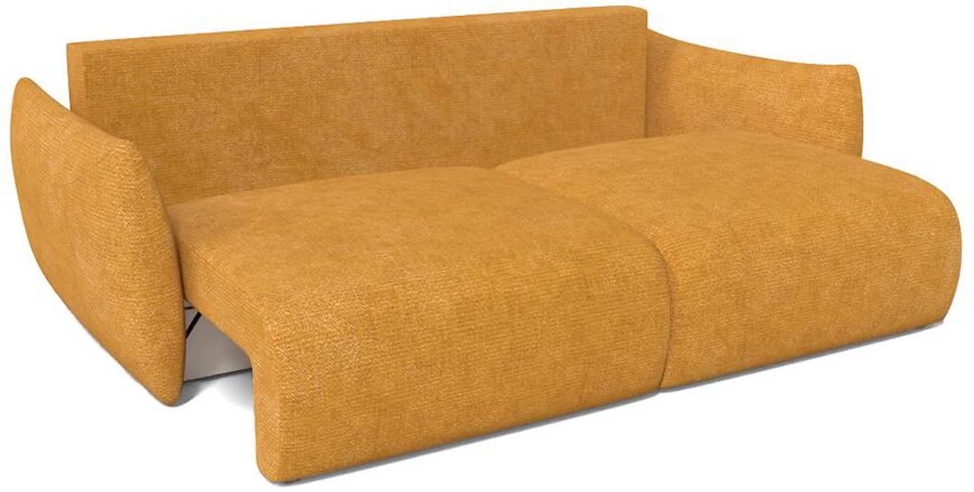Isadoria Astra 10 trosjed s ležajem i prostorom za odlagnje 240x107x90 cm žuti