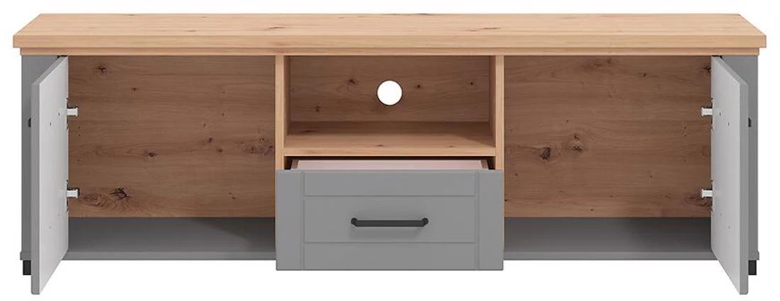Valencia TV stalak 147x41x47,5 grafit/artisan