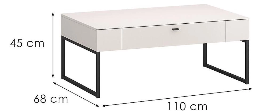 Sao Paulo stocic 110x68x45 kašmir/hrast