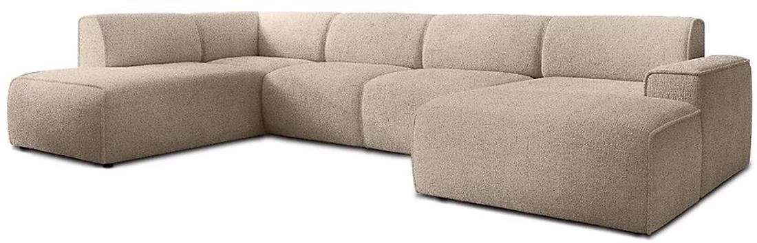 Pado U Now or Never 05 ugaona garnitura 415x218x78 cm cappuccino lijeva