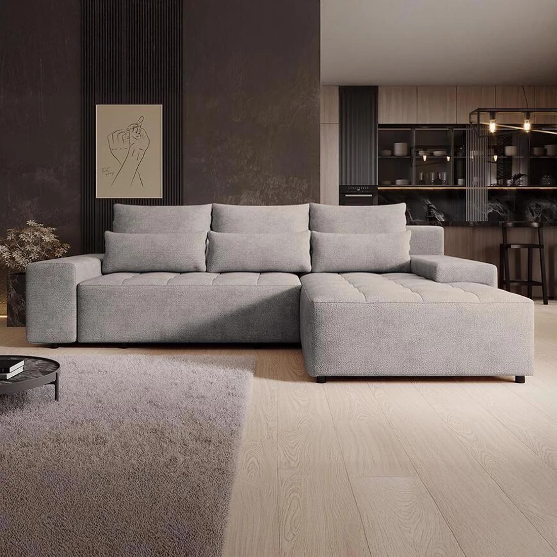 Ugaona sofa sa funkci?om spavanja Kanada Perfekt harmoni 04 univerzalna