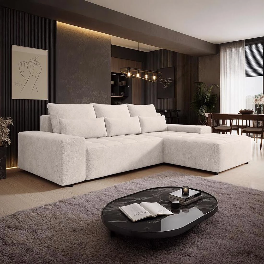 Ugaona sofa sa funkci?om spavanja Kanada Perfekt harmoni 02 univerzalna