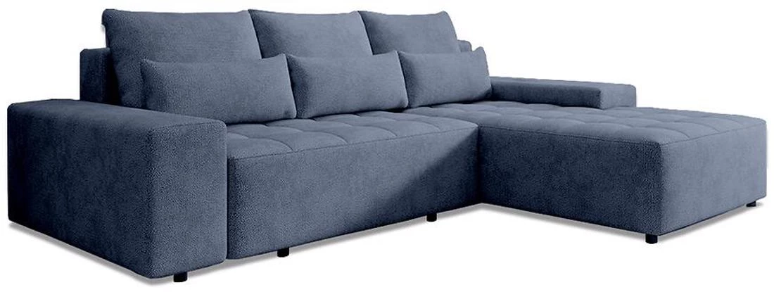 Canada Perfect Harmony 77 ugaoa garnitura sa ležajem i prostorom za odlaganje 280x194x88 cm plava re