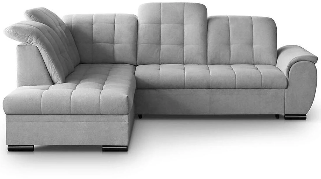 Bali Vardo 06 ugaona garnitura sa ležajem i prostorom za odlaganje 263x215x107 cm svijetlo siva leva