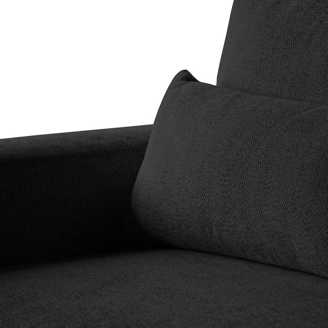 Benny L Modesto 489 ugaona garnitura sa ležajem i prostorom za odlaganje 270x186x81 cm tamno siva de